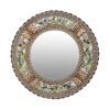 Persian Wooden Mirror Frame – Khatamkari Sparrow & Floral Design