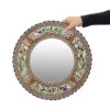 Persian Wooden Mirror Frame – Khatamkari Sparrow & Floral Design
