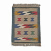 Shiraz Qashqai Kilim Rug in Cream - Authentic Handwoven Persian Wool