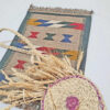 Shiraz Qashqai Kilim Rug in Cream - Authentic Handwoven Persian Wool