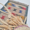 Shiraz Qashqai Kilim Rug in Cream - Authentic Handwoven Persian Wool
