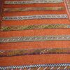 Striped Fars Kilim Rug - Traditional Handwoven Persian Wool Style