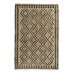 Fars Qashqai Geometric Kilim Rug – Genuine Handwoven Persian Wool