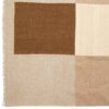Brown Checkered Kilim Rug from Fars - Handwoven Persian Wool