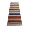 Striped Isfahan Kilim Rug - Traditional Handwoven Persian Wool Design