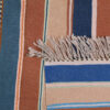 Striped Isfahan Kilim Rug - Traditional Handwoven Persian Wool Design