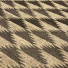 Shiraz Geometric Kilim Rug in Brown - Genuine Handwoven Persian Wool