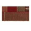 Persian Patchwork Kilim Rug Handwoven Brick Red