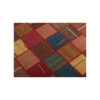 Persian Patchwork Kilim Rug Handwoven Brick Red