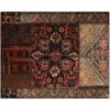 Vintage Persian Hand-Knotted Patchwork Carpet Brown