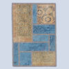 Persian Hand-Knotted Patchwork Carpet Light Blue