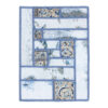 Persian Hand-Knotted Patchwork Carpet Light Blue