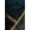 Persian Hand-Knotted Patchwork Carpet Navy Blue