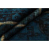 Persian Hand-Knotted Patchwork Carpet Navy Blue