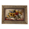 Hand-Knotted Persian Pictorial Rug Depicting Sunflower