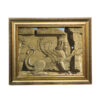 Hand-Knotted Persian Pictorial Rug from Tabriz Depicting Achaemenid Lion
