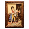 Hand-Knotted Persian Pictorial Rug from Tabriz Depicting Kids