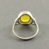 Yellow Citrine Silver Ring for Women Farideh