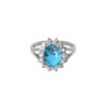 Artisan Turquoise Silver Ring for Women