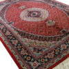 Hand-Knotted Persian Khoy Riz Mahi Rug (Mahi Medallion) - Red Wool