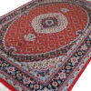 Hand-Knotted Persian Khoy Riz Mahi Rug (Mahi Medallion) - Red Wool