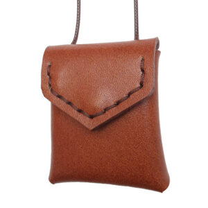 Taweez Neck Pouch – Real Leather Amulet – Asrin