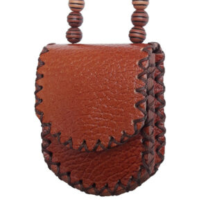Taweez Neck Pouch – High-Quality Real Leather Taweez Amulet