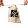Drawstring Cotton Storage Bag - Eco-Friendly and Reusable