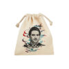 Drawstring Cotton Storage Bag - Eco-Friendly and Reusable with Homayoun Shajarian Design