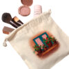 Drawstring Cotton Storage Bag - Eco-Friendly and Reusable with Floral Design