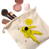 Drawstring Cotton Storage Bag - Eco-Friendly and Reusable Astronaut Design