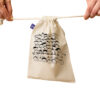 Drawstring Cotton Storage Bag - Eco-Friendly and Reusable Freezer Bag