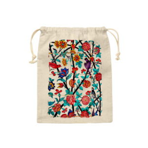 Drawstring Cotton Storage Bag – Eco-Friendly and Reusable Sadia Tile Design