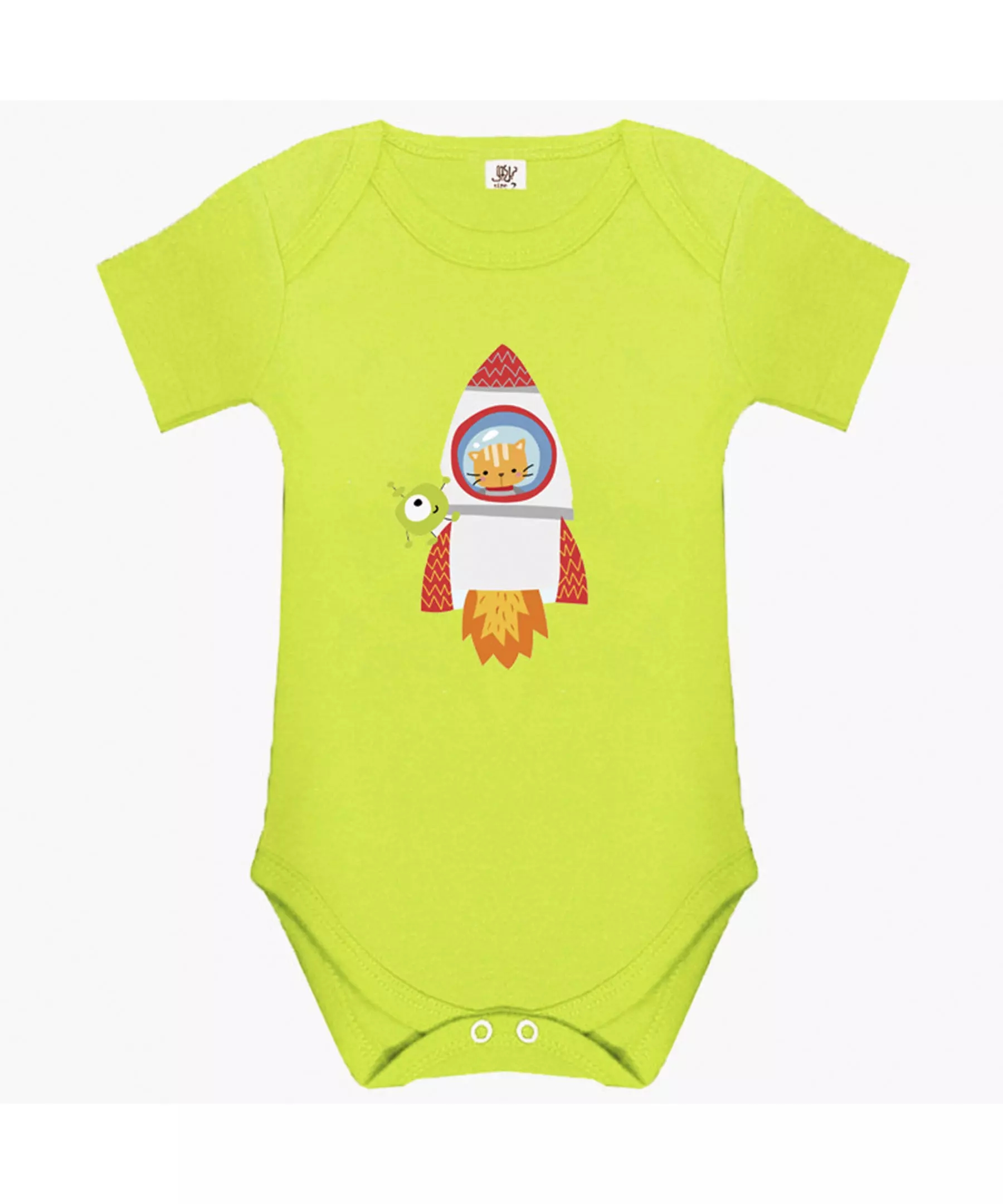 Set of 3 Lap Shoulder Baby Bodysuit Short Sleeve