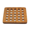 Handmade Teak Wood Trivet - Square Hot Pot Stand