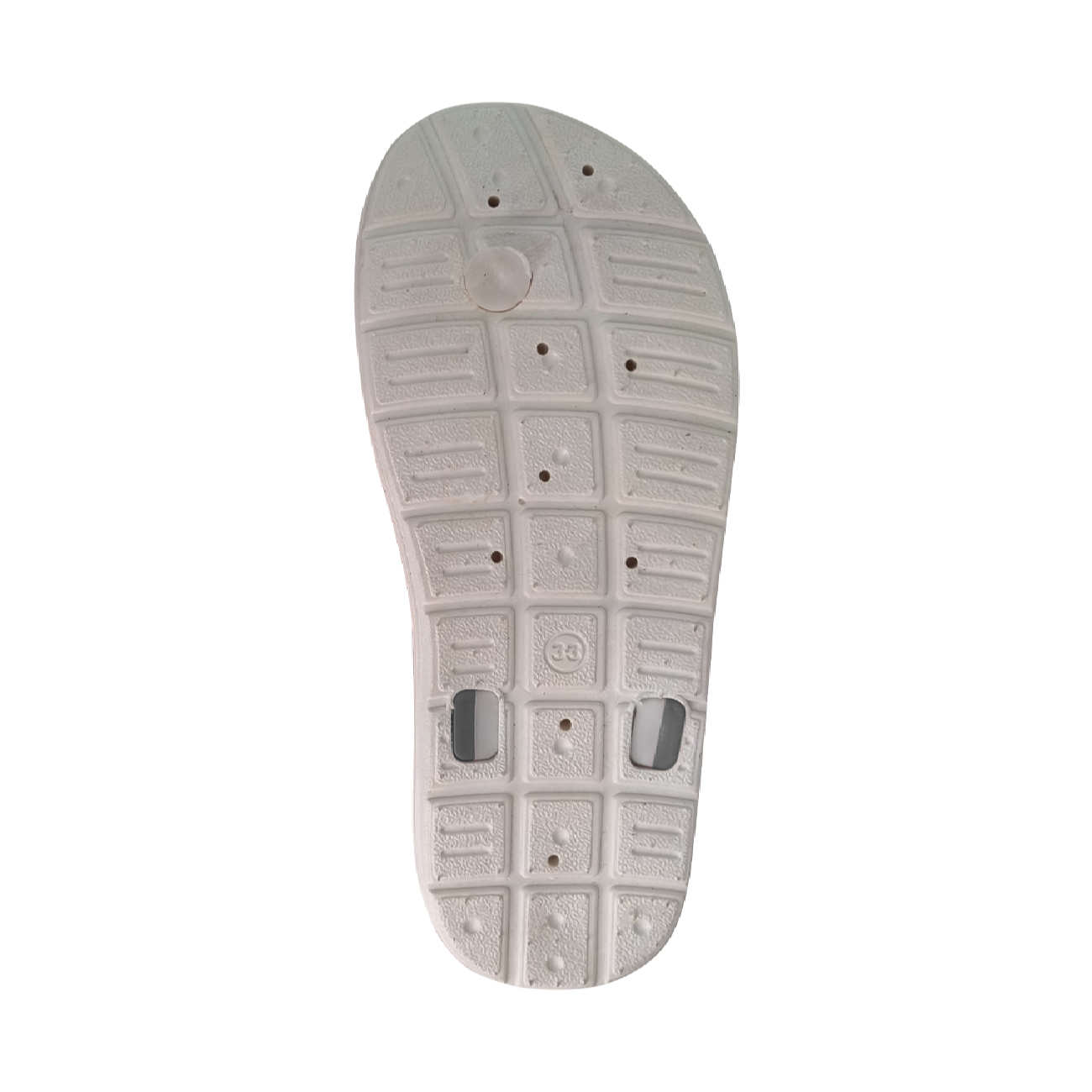 Flip Flop Beach Slippers for Men White & Gray