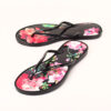 Thong Slippers with fuzzy Pattern for Women and Beach