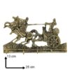 Brass Key Holder Vintage Chariot Unlock Nostalgic Elegance