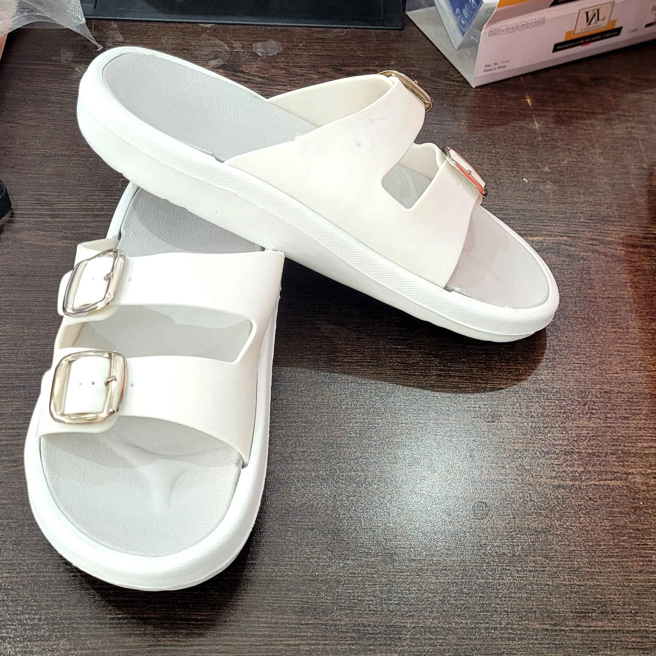 White Ihram slippers for Hajj Umrah for Men G430