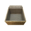 Woven Basket Handwoven with Lid Model Kamelia