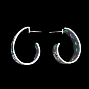 Metal Drop Earrings for Women Floral Indian Design