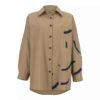 Women's Manto & Pants Set with Two Pockets on the Chest