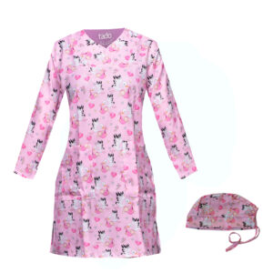 Women’s OB/GYN Uniform & Cap with 3 Pockets – Professional & Functional