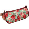 Zipper Pencil Pouch Washable Floral Design Fabric