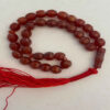 Islamic Agate Rosary Crafted with 33 Prayer Beads Tasbih Hadi