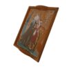 Ethnic Wooden Glass Serving Tray - Rectangular Khosrow & Shirin Pattern