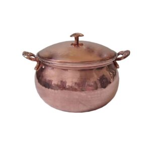 Persian Copper Cooking Pot – Traditional Hammered Artisan Style, Authentic