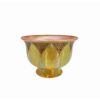 Decorative Copper Bowl With Persian Minakari Enamel Handmade