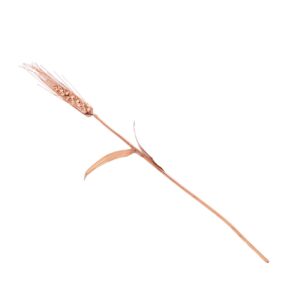 Handcrafted Copper Wheat Flower for Home Decor – Floral Art Design (x3)