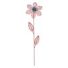 Decorative Copper Flower with Turquoise Inlay – Handcrafted Floral Art Design for Home Decor